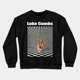 Illuminati Hand Of Luke Combs Crewneck Sweatshirt